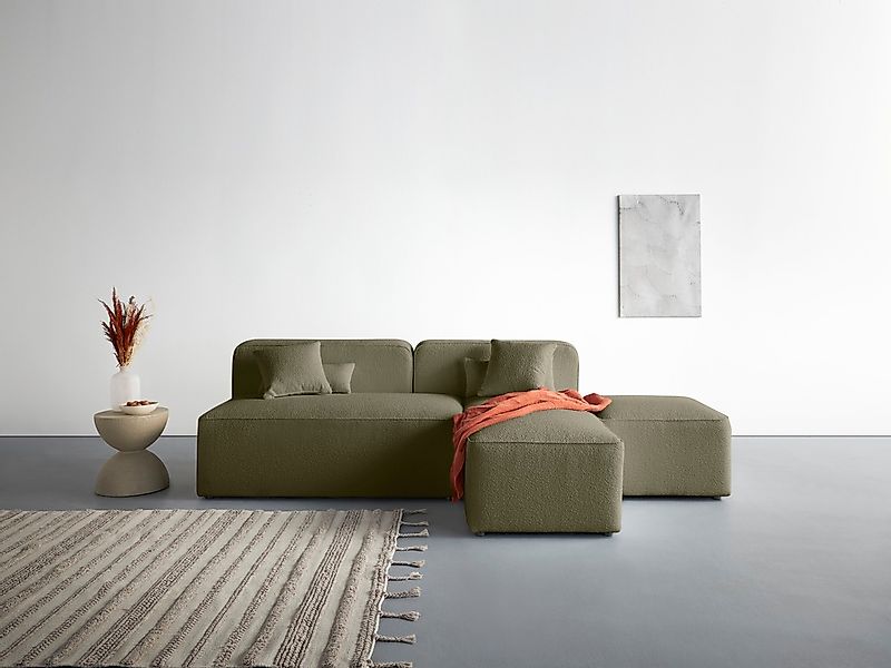 Home affaire Ecksofa "Sundstrup L-Form" Modulserie, individuelle Zusammenst günstig online kaufen