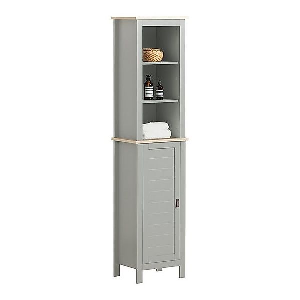 SoBuy Hochschrank BZR68 Badezimmerschrank Badregal Badschrank günstig online kaufen