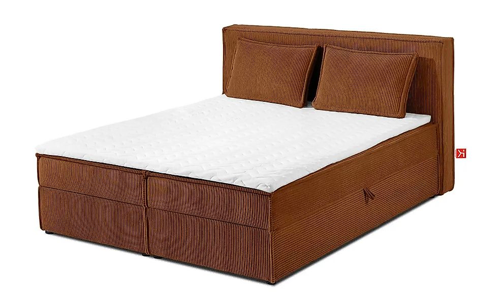 KONSIMO Boxbett  Roti ¦ orange ¦ Maße (cm): B: 145 H: 95 Betten > Polsterbe günstig online kaufen