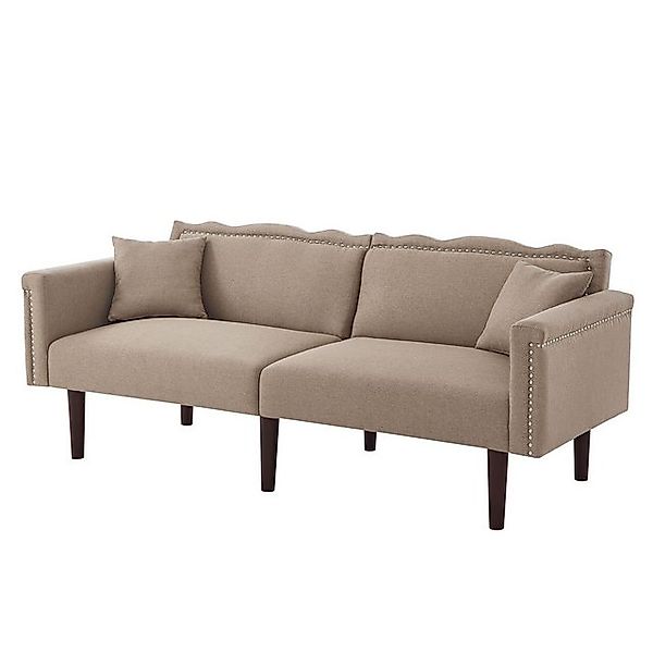 Odikalo 2-Sitzer 2-in-1 Sofa Bett Tagesbett Lounge Freizeitsessel Rückenleh günstig online kaufen