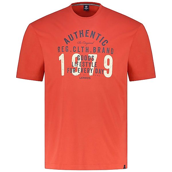 Lerros T-Shirt mit Print Farbe rot Größe: 5XL günstig online kaufen