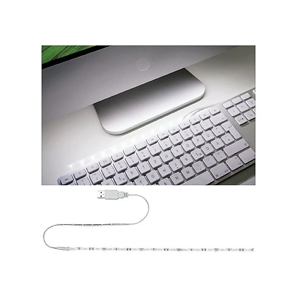 Paulmann "USB LED Strip 0,3m 1,5W 200lm/m 6000K" günstig online kaufen