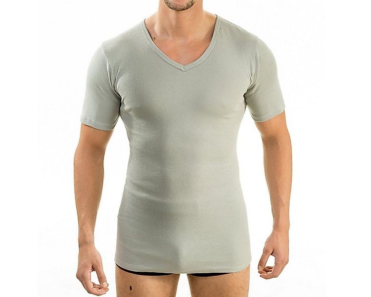 HERMKO Unterziehshirt 4880 Herren kurzarm Shirt V-Ausschnitt Business Unter günstig online kaufen