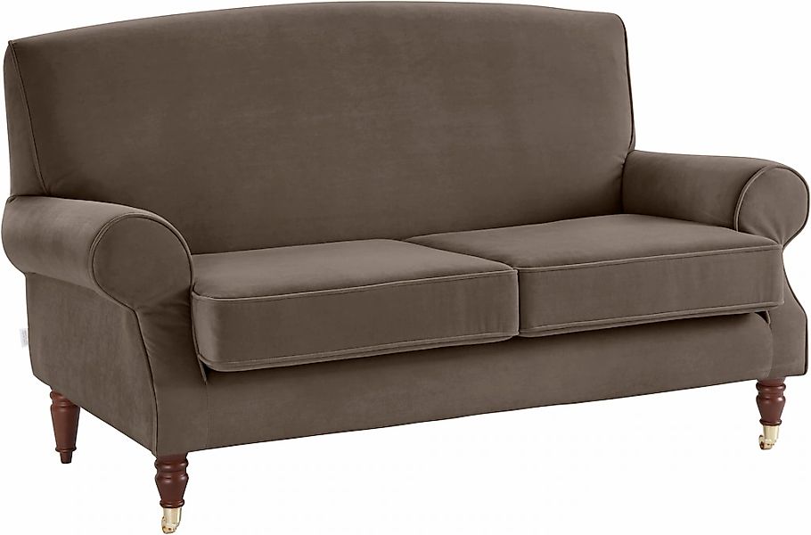 Home affaire 2-Sitzer "Rennes" in Samtoptik oder Baumwoll-Mix günstig online kaufen