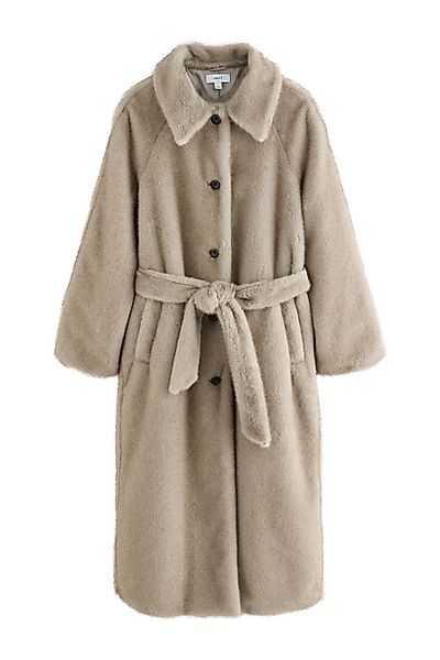 Next Fellimitatmantel Langer Mantel aus Kunstfell günstig online kaufen