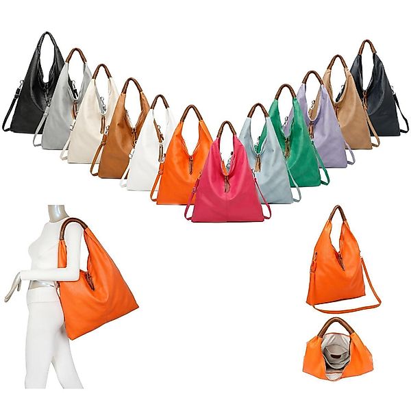 ITALYSHOP24 Schultertasche XXL Damen Shopper Tasche günstig online kaufen
