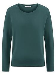 Rundhals-Pullover aus 100% SUPIMA-Baumwolle Peter Hahn türkis günstig online kaufen
