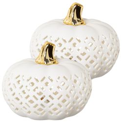 Creativ home LED-Dekofigur Kürbis (2 St), günstig online kaufen