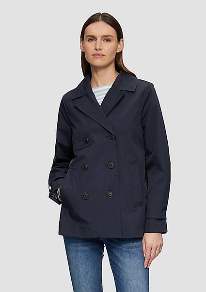 s.Oliver Funktionsjacke Wasserabweisende Cabanjacke mit Riegeldetail günstig online kaufen