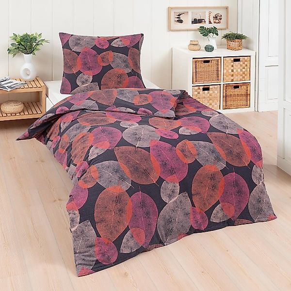 TRAUMSCHLAF Bettwäsche Carolin, Flanell, 2 teilig, günstig online kaufen