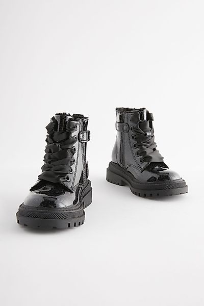 Next Klobige Schnürstiefel, weite Passform Schnürstiefelette günstig online kaufen