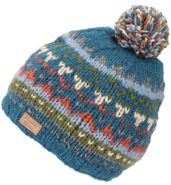 Guru-Shop Strickmütze Bommelmütze aus Nepal, Mütze günstig online kaufen