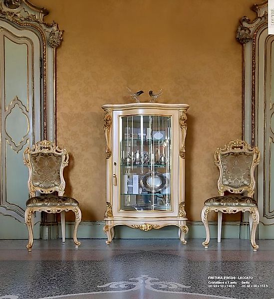 JVmoebel Vitrine Vitrine Luxus Schränke Vitrinen Holz Wohnzimmer Möbel Schr günstig online kaufen
