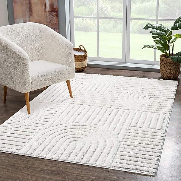 Carpet City Designteppich "FOCUS765" rechteckig 20 mm Höhe Boho-Design, Hoc günstig online kaufen