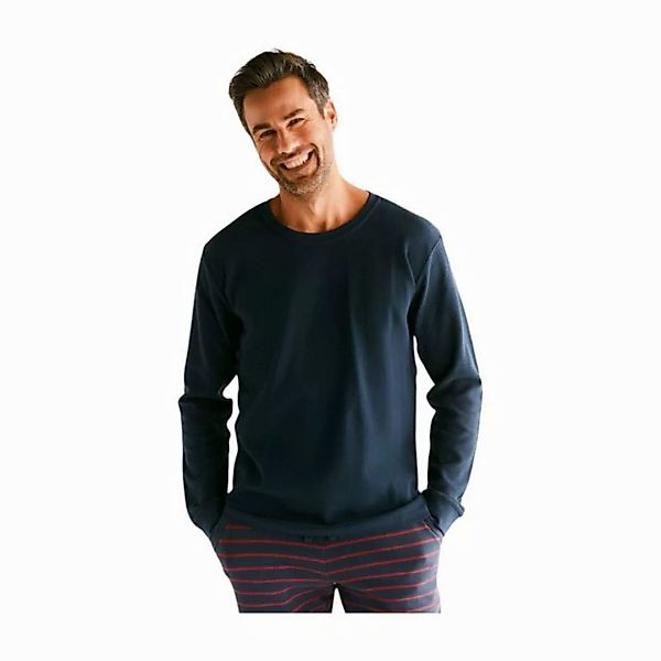 Leela COTTON Langarmshirt Waffel Langarmshirt günstig online kaufen