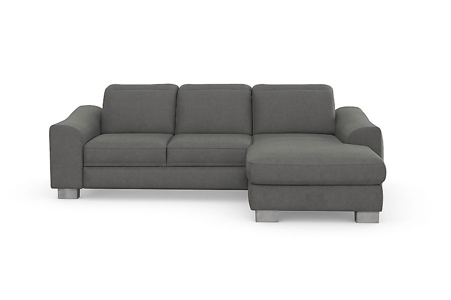 sit&more Ecksofa »Dundee L-Form«, mit Federkern und Edelstahlfüßen, wahlwei günstig online kaufen