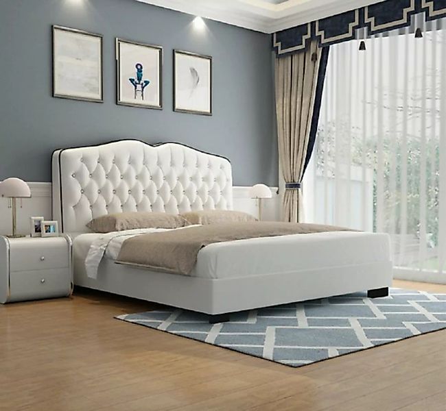 JVmoebel Bett Chesterfield Bett Polsterbett Doppelbett Designer Luxus Bett günstig online kaufen