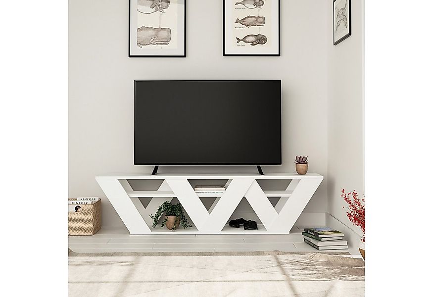 Decortie TV-Schrank Ralla Moderner TV-Ständer Multimedia-Center, 158 x 30 x günstig online kaufen