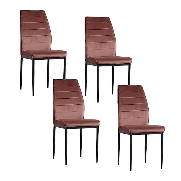 HTI-Living Esszimmerstuhl Stuhl Madison Velvet 4er-Set günstig online kaufen