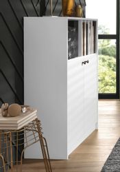 Home affaire Aktenschrank "Licia" viel Stauraum, 2 Türen und 5 offene Fäche günstig online kaufen