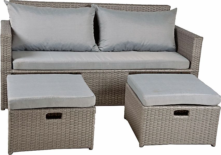 Garden Pleasure Gartenlounge-Set "MALTA", (4 tlg.) günstig online kaufen