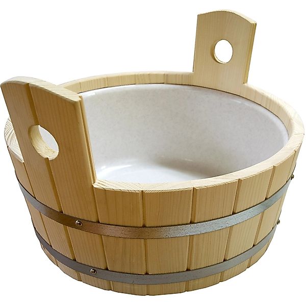 weka Aufgusskübel Fußbad, mit Kunststoffeinsatz und Tragegriff, ØxH: 37x19, günstig online kaufen