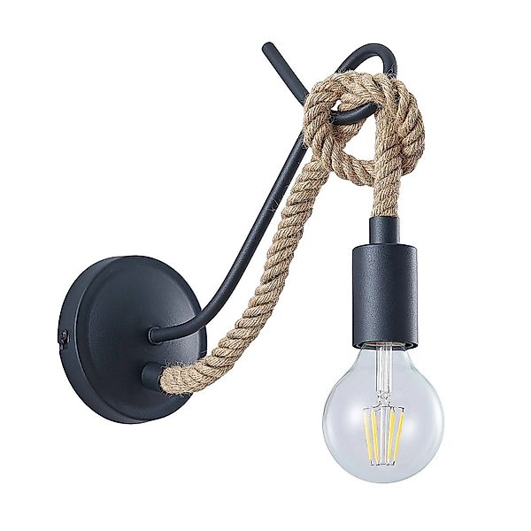 Lucande Wandleuchte Wandlampe Innen Ropina 9639428 Retro Vintage Antik in S günstig online kaufen