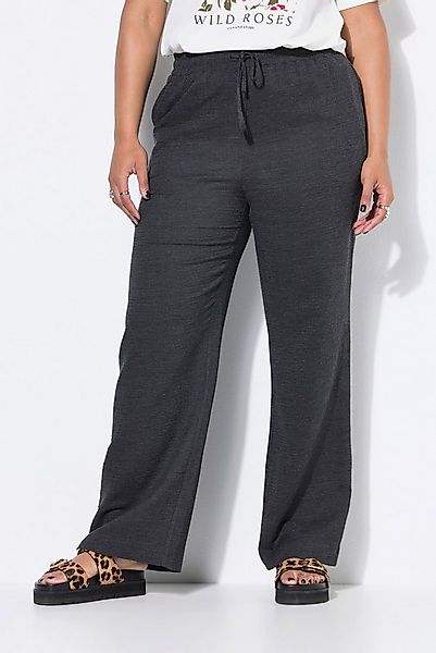 Studio Untold Funktionshose Hose Wide Legs High Waist feine Struktur günstig online kaufen