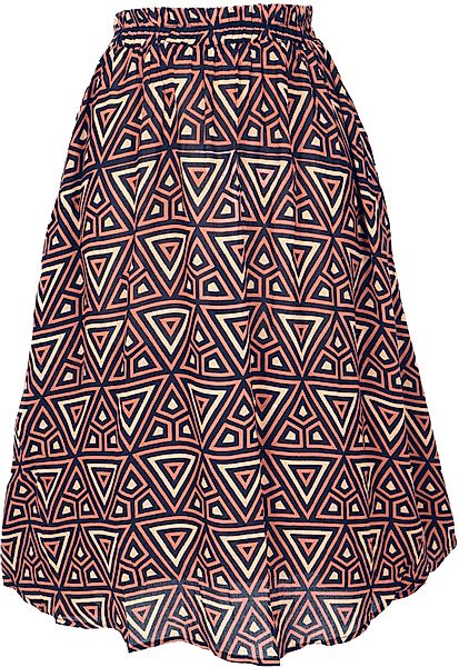 Guru-Shop Minirock Luftiger knielanger Rock, Boho günstig online kaufen