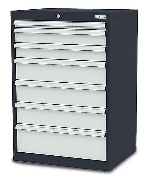 Simplaflex Werkzeugschrank Simplaflex Schubladenschrank, 7 Schubladen, BxTx günstig online kaufen