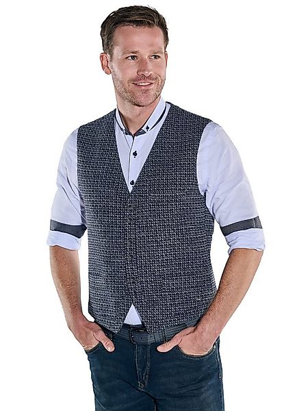 Engbers Anzugweste Herren Weste in Strickoptik, Saphirblau günstig online kaufen