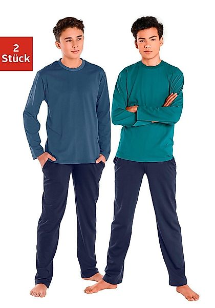 AUTHENTIC LE JOGGER Pyjama (4 tlg., günstig online kaufen
