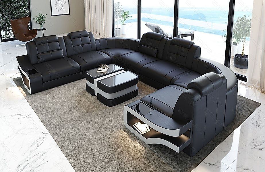 Sofa Dreams Wohnlandschaft Leder Couch Sofa günstig online kaufen