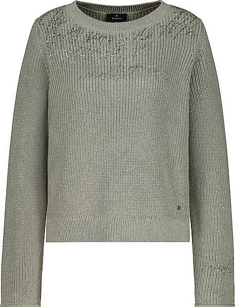 Monari Rundhalspullover 809449 Strickpullover günstig online kaufen