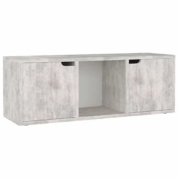 Tv-schrank Beton-optik 88,5x27,5x30,5 Cm Spanplatte günstig online kaufen