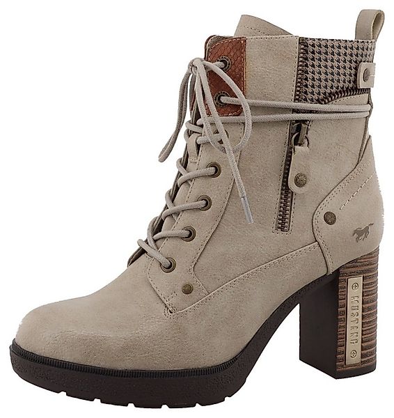 Mustang Shoes Nana Winterstiefelette Schnürstiefelette mit wärmendem Textil günstig online kaufen