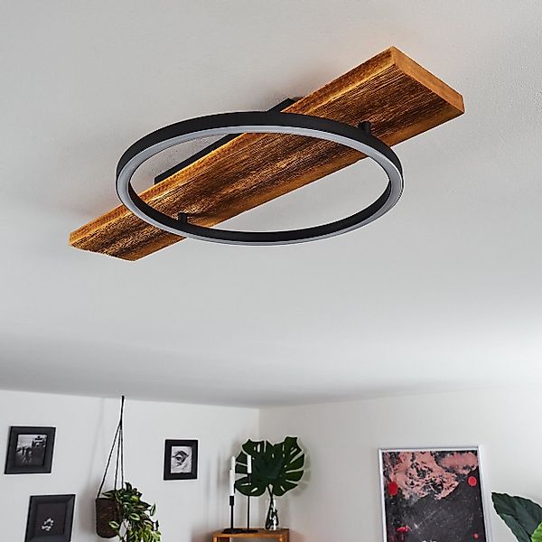 hofstein Deckenleuchte Holz LED Decken Lampen günstig online kaufen
