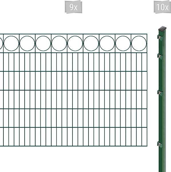 Arvotec Doppelstabmattenzaun »EXCLUSIVE 120 zum Einbetonieren "Ring" mit Zi günstig online kaufen