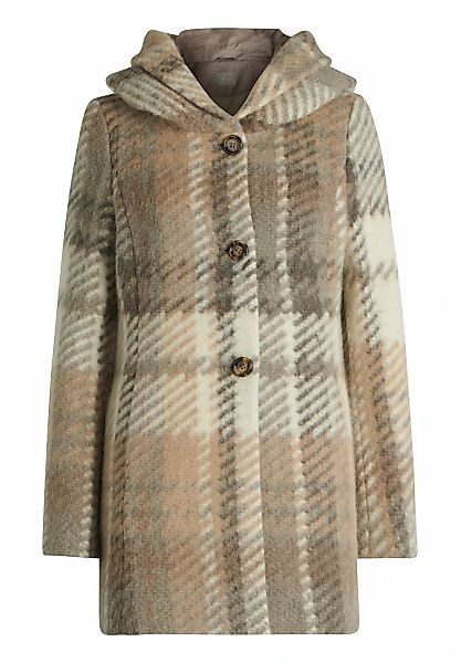 Amber & June Kurzjacke "Amber & June Kurzmantel mit Kapuze", mit Kapuze günstig online kaufen