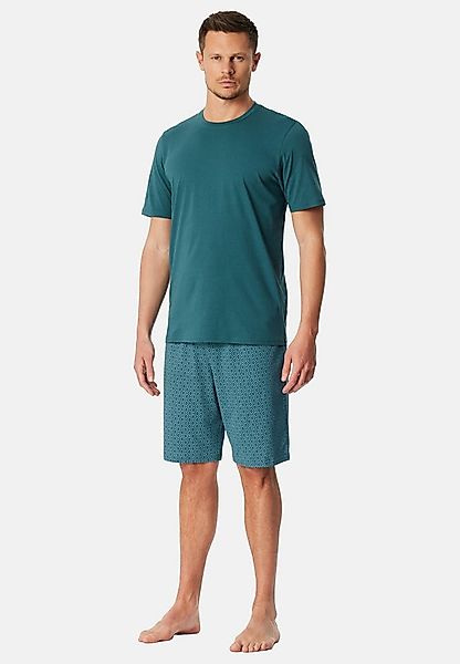 Schiesser Pyjama Casual Essentials (Set, 2 tlg) Schlafanzug - Baumwolle - A günstig online kaufen