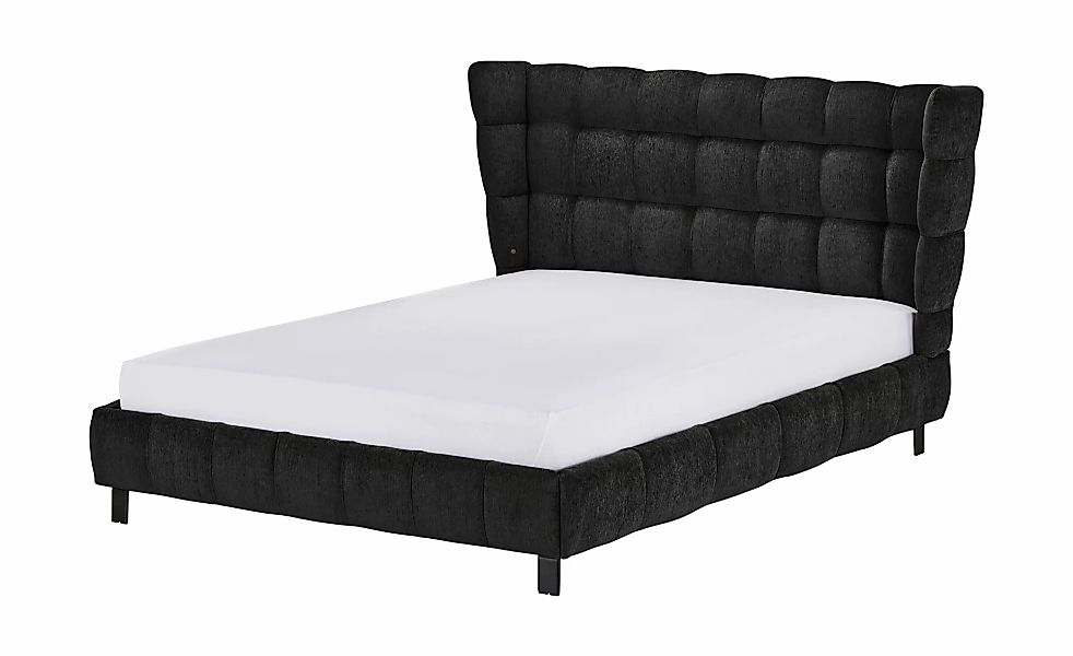 Polsterbettgestell  Caterham ¦ schwarz ¦ Maße (cm): B: 168 H: 109 T: 214.0 günstig online kaufen