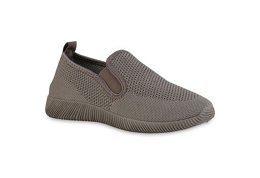 VAN HILL 841611 Laufschuh Damen Slip Ons Sportschuhe Sportliche Strick Frei günstig online kaufen