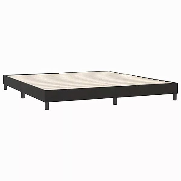 vidaXL Bett Bettgestell ohne Matratze Schwarz 180x220 cm Samt günstig online kaufen