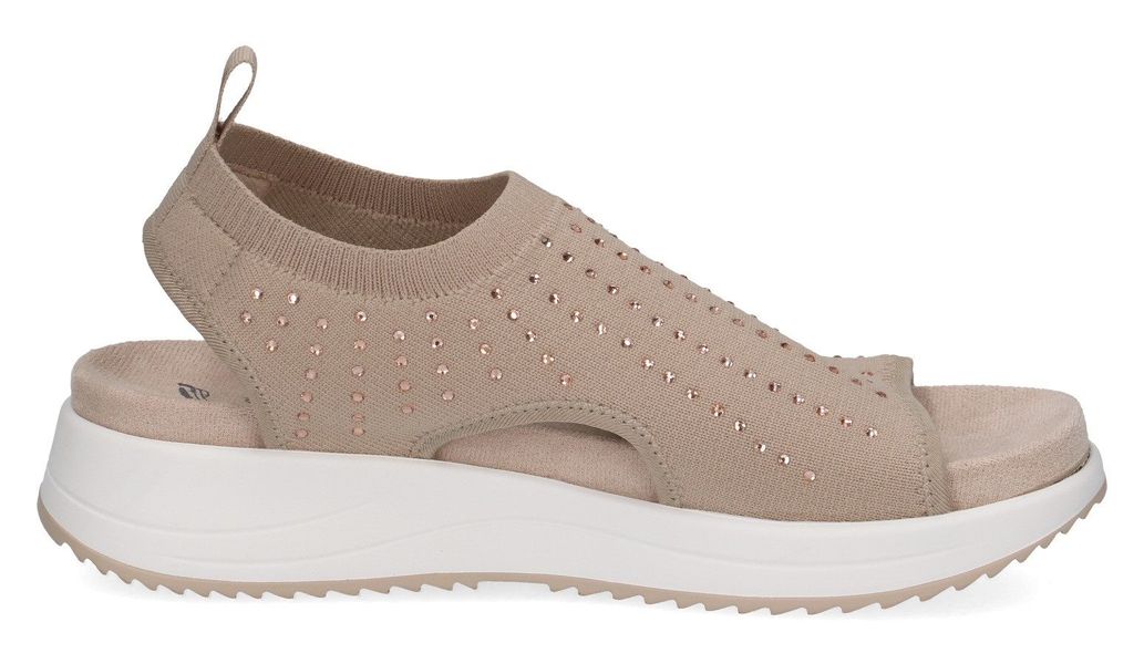 Caprice Plateausandale, Keilabsatz, Schlupfschuh, Komfortschuh mit glänzend günstig online kaufen