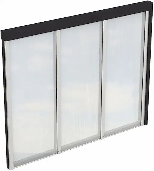 Skanholz Carport-Seitenwand m. Polycarbonat, Wandanbau günstig online kaufen