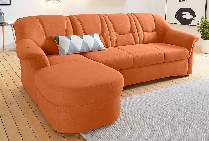 DOMO collection Ecksofa "Sarafina zeitlos und komfortabel, optional mit Fed günstig online kaufen