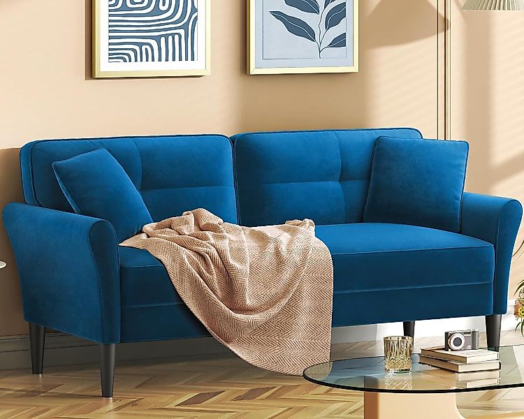 OUNUO Sofa 123CM kleine Couch 2 günstig online kaufen