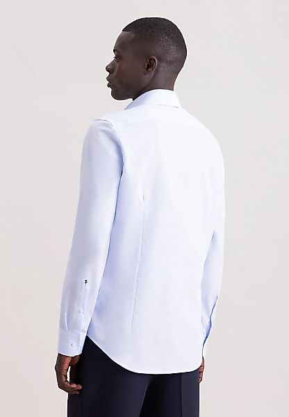 seidensticker Businesshemd "Schwarze Rose" Slim 1/1 Kentkragen Struktur günstig online kaufen