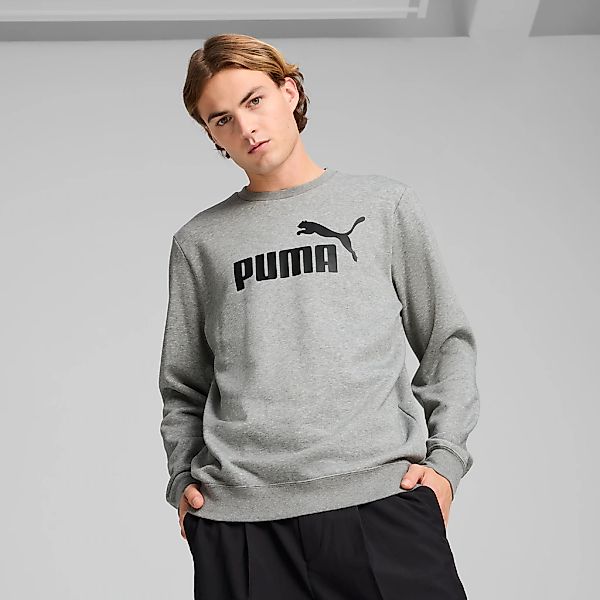 PUMA Langarmshirt "ESS NO. 1 LOGO CREW FL" reguläre Passform, sportlicher S günstig online kaufen