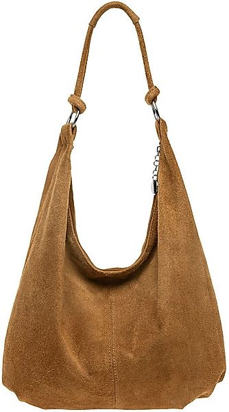 Caspar Schultertasche Damen Vintage Leder Tasche Hobo Bag - CLASSIC LINE - günstig online kaufen